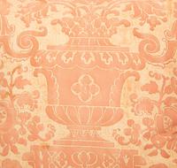 A Pair of Throw Pillows with Fortuny Upholstery