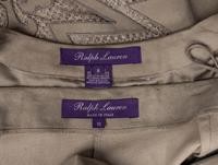 Ralph Lauren Purple Label, Grey Suede Ensemble