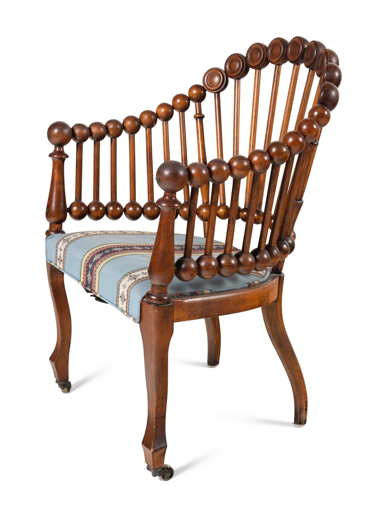 An Attributed George Hunzinger Lollipop Chair