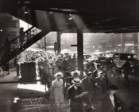Ruth Orkin (1921-1985) Under the Loop Chicago on My Bike Trip, 1939