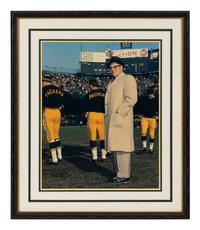 A Group of Two Photographs of Vince Lombardi Formerly Displayed at Mike Ditka’s Restaurant