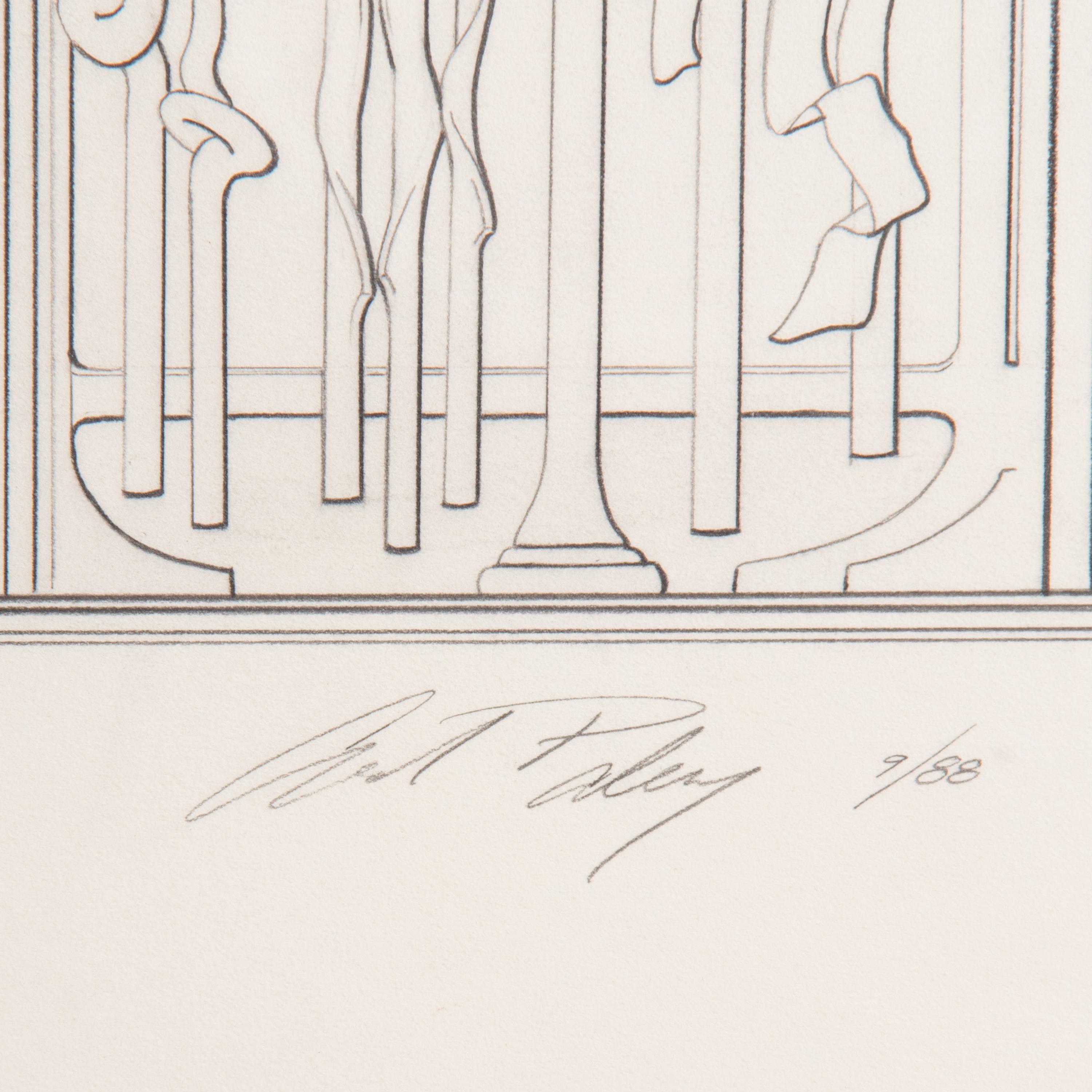 Proposal #1 for Memorial Gate, Ackland Art Museum, University of North Carolina at Chapel Hill , 1998