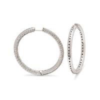 DIAMOND HOOP EARRINGS