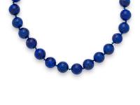LAPIS LAZULI BEAD NECKLACE