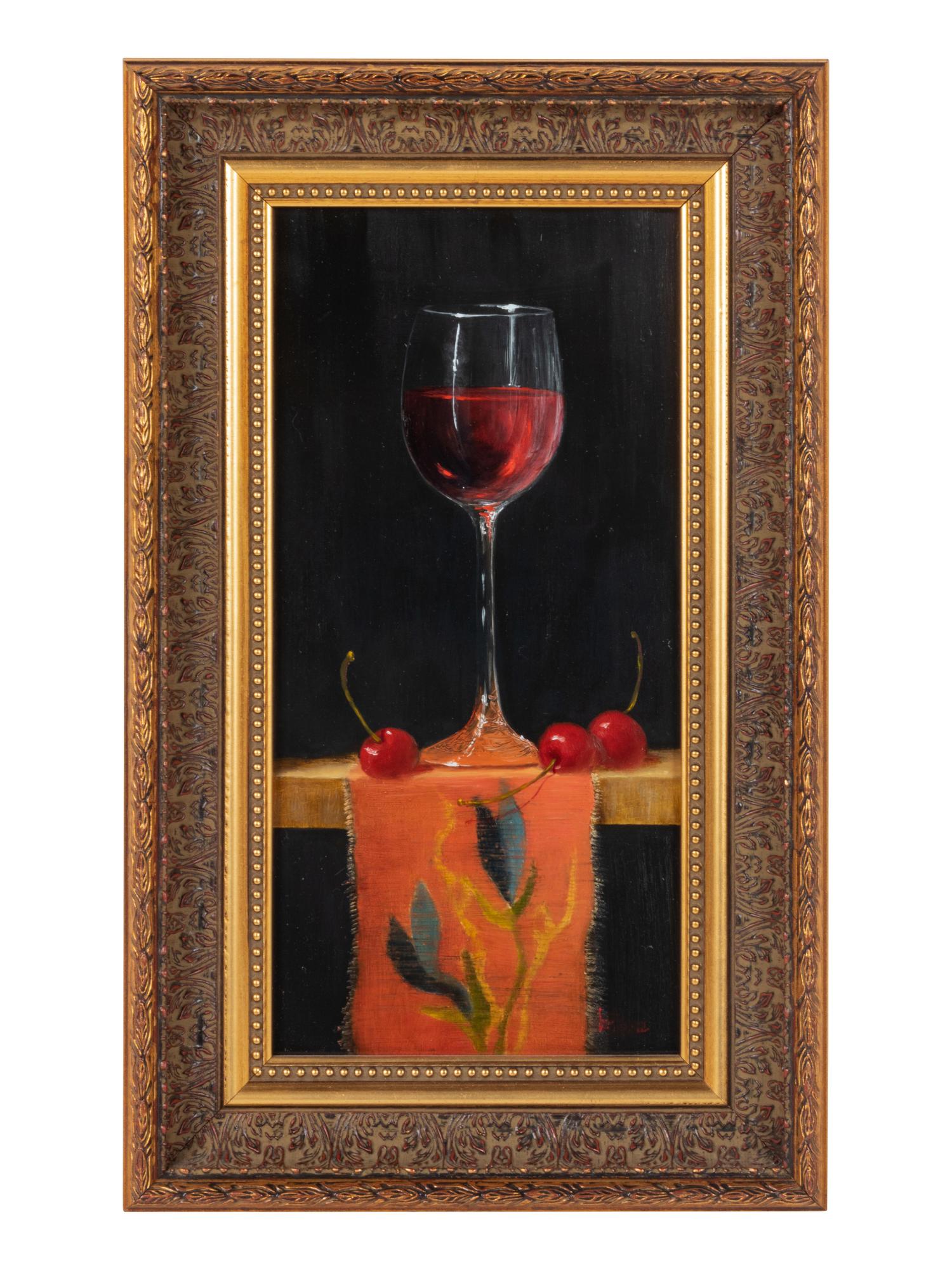 Red Wine, Cherries & Tapestry