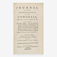 [Americana] Journal of the Proceedings of the Congress, Held at Philadelphia, September 5th, 1774. Containing, The Bill of Rights; A List of Grievances; Occasional Resolves; The Association…
