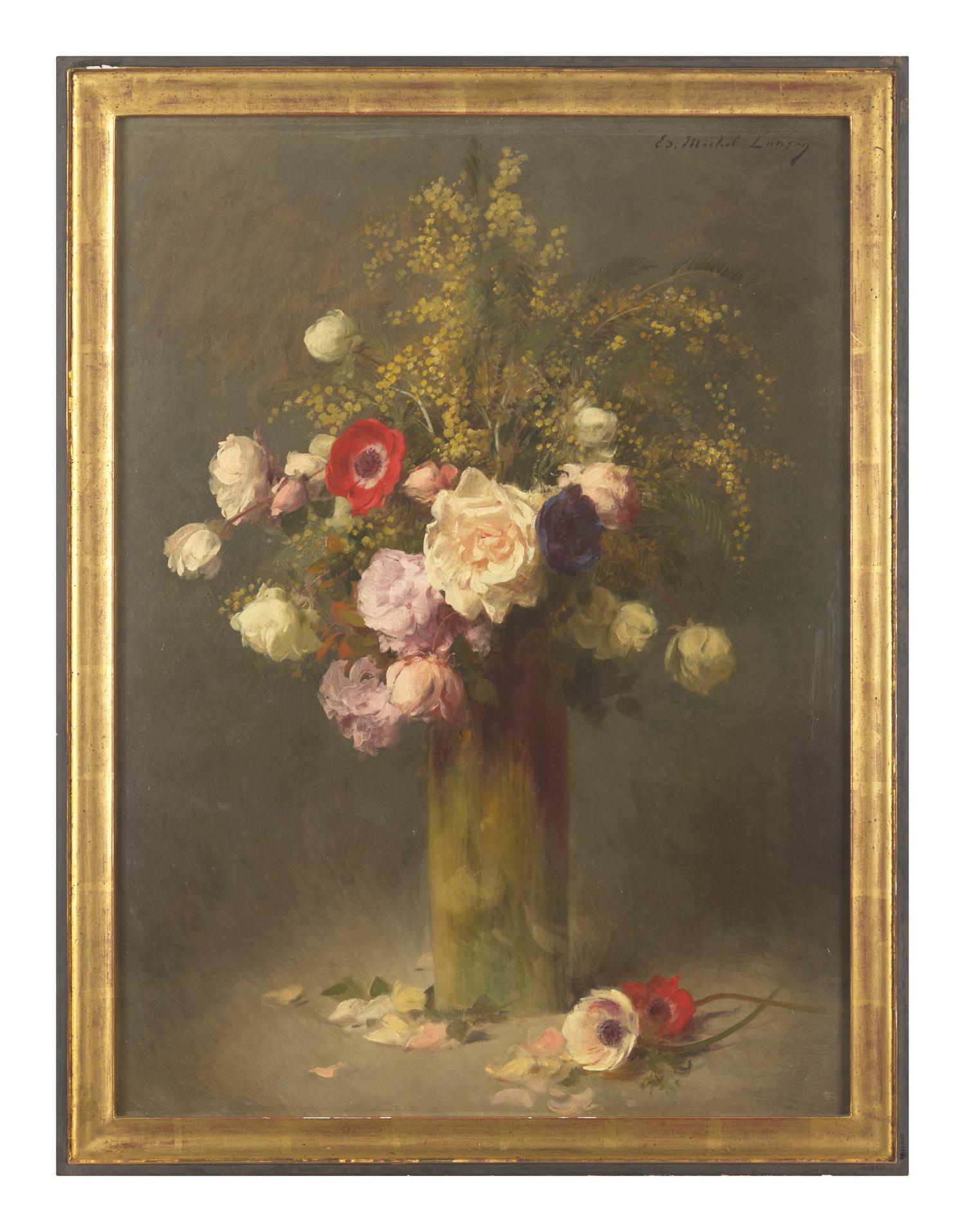 Still Life with Poppies and Roses