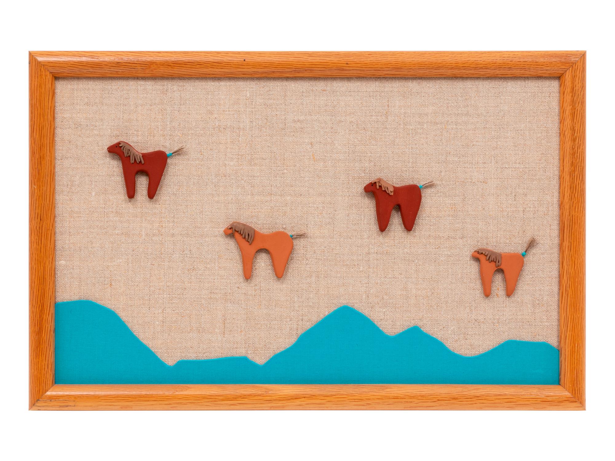 untitled, four horses