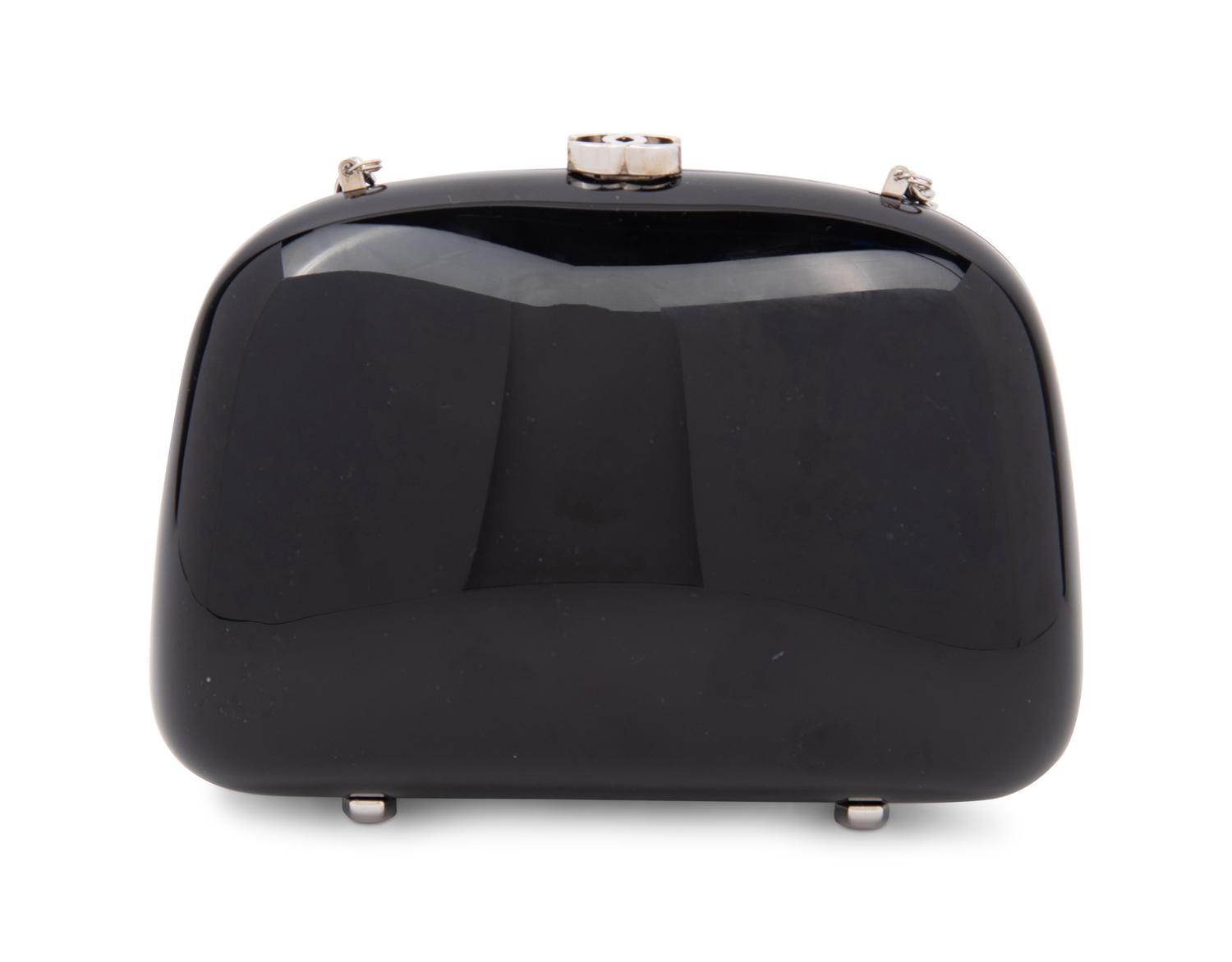 Chanel Camellia and Logo Plastic Clutch, 2006-08