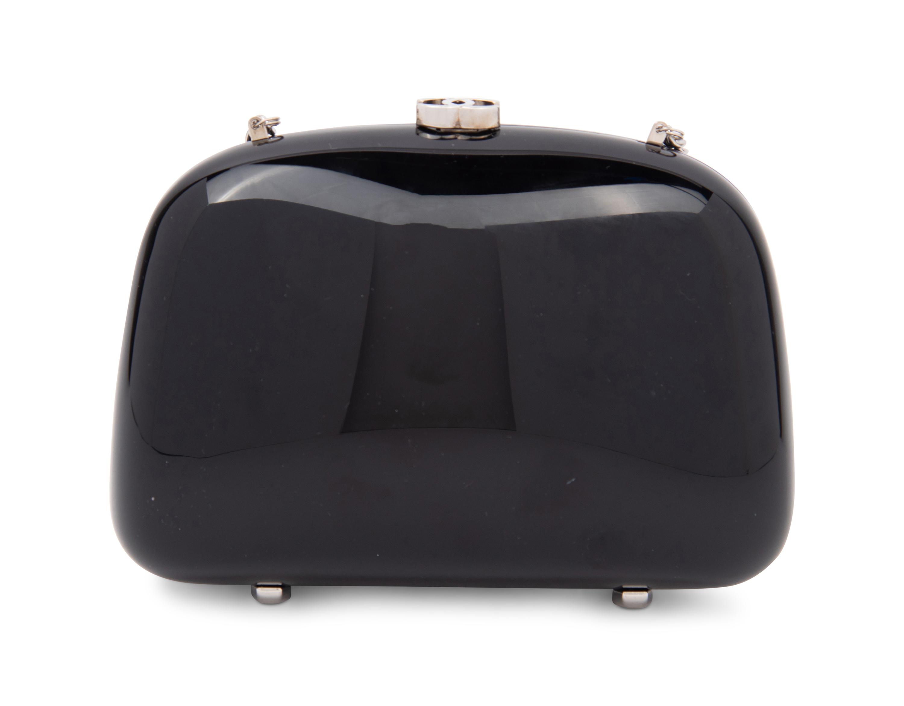Chanel Camellia and Logo Plastic Clutch, 2006-08