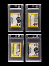 A Group of Four PSA Graded 1979 O-Pee-Chee Baseball Wax Packs