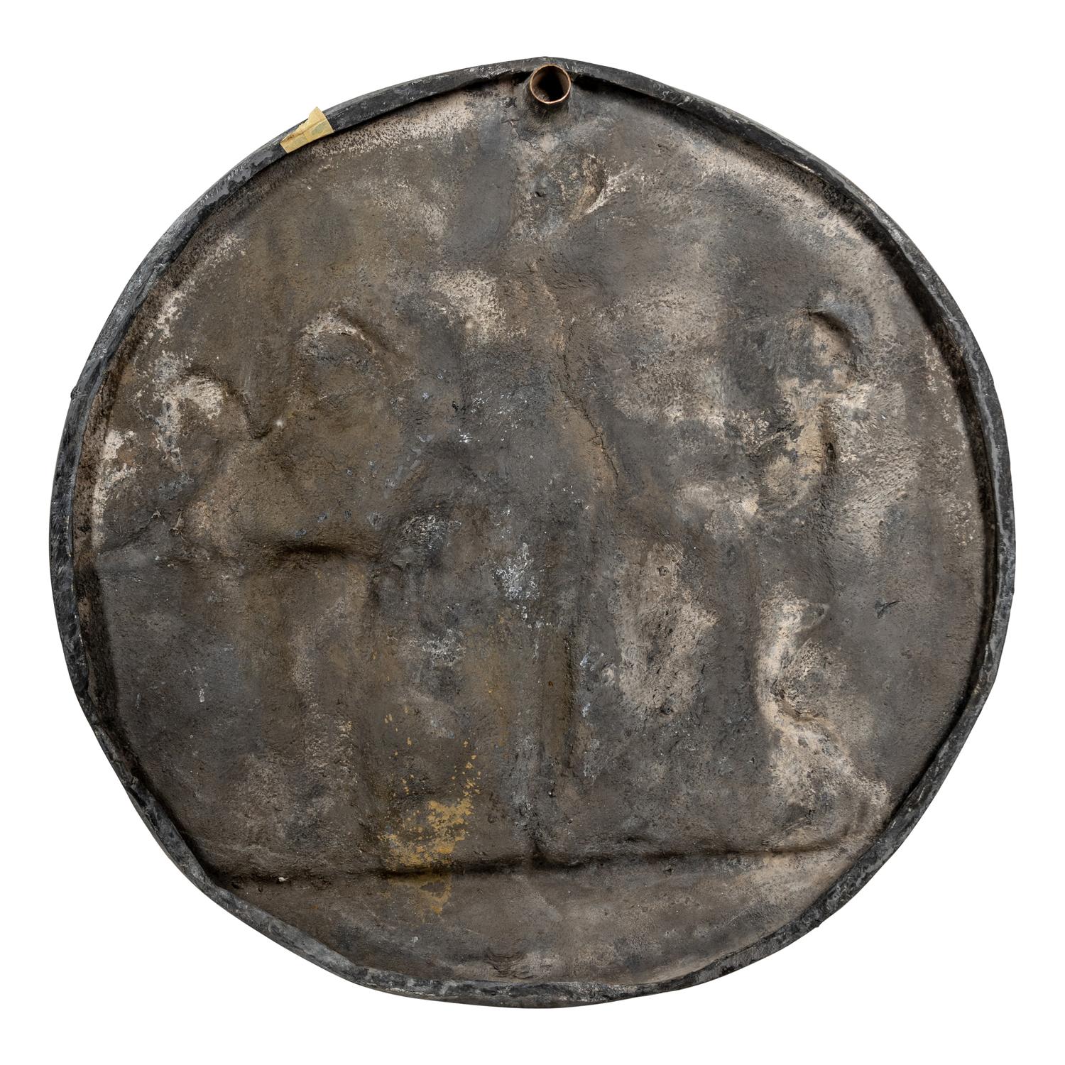 Four Lead Wall Plaques Depicting the Four Ages of Man Attributed to Bertel Thorvaldsen (Danish, c. 1770-1844)