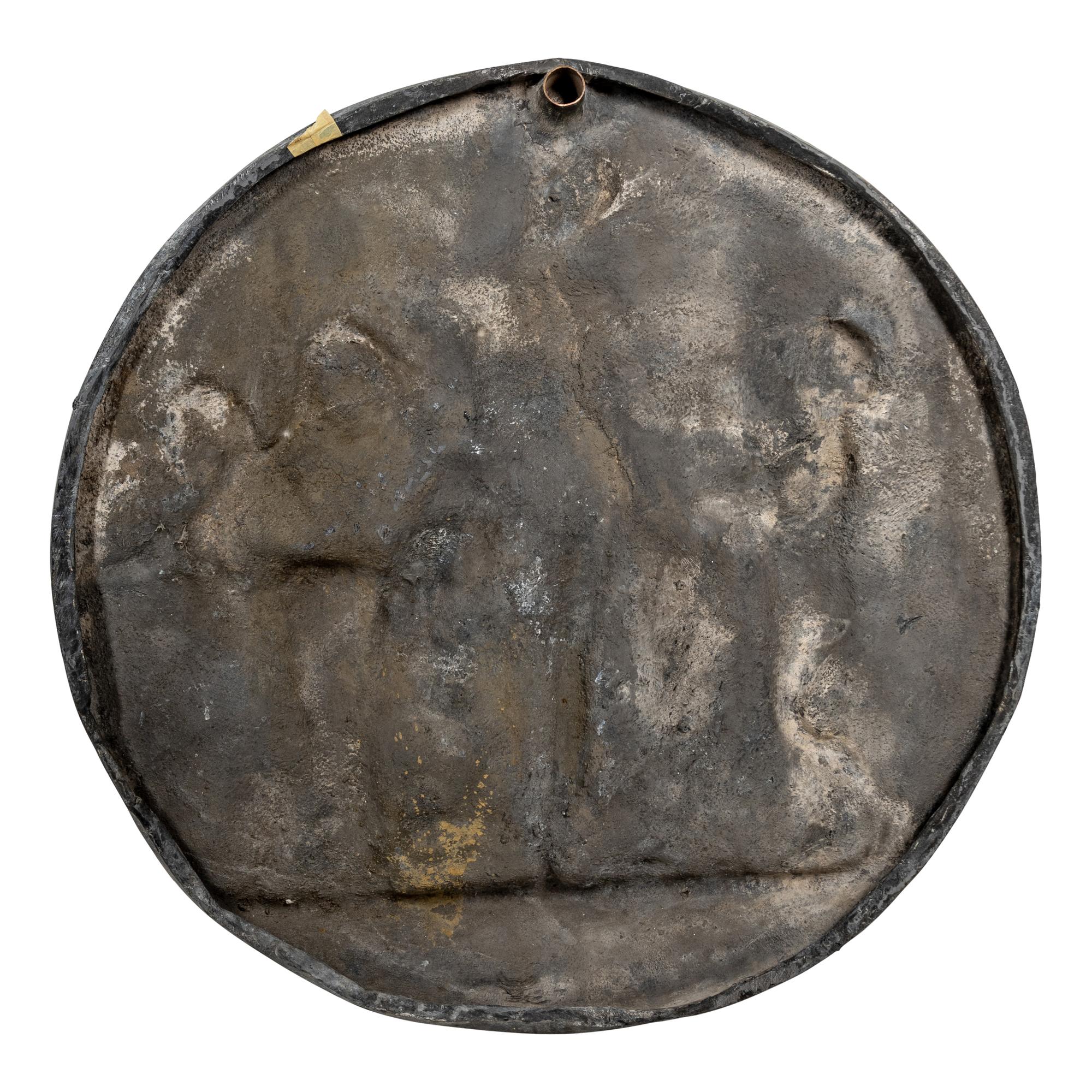 Four Lead Wall Plaques Depicting the Four Ages of Man Attributed to Bertel Thorvaldsen (Danish, c. 1770-1844)