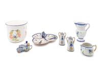 Seven Quimper Faience Table Articles — 20TH CENTURY