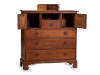 A Country Pine Bonnet Chest