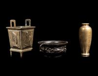 Three Chinese Metal Vessels