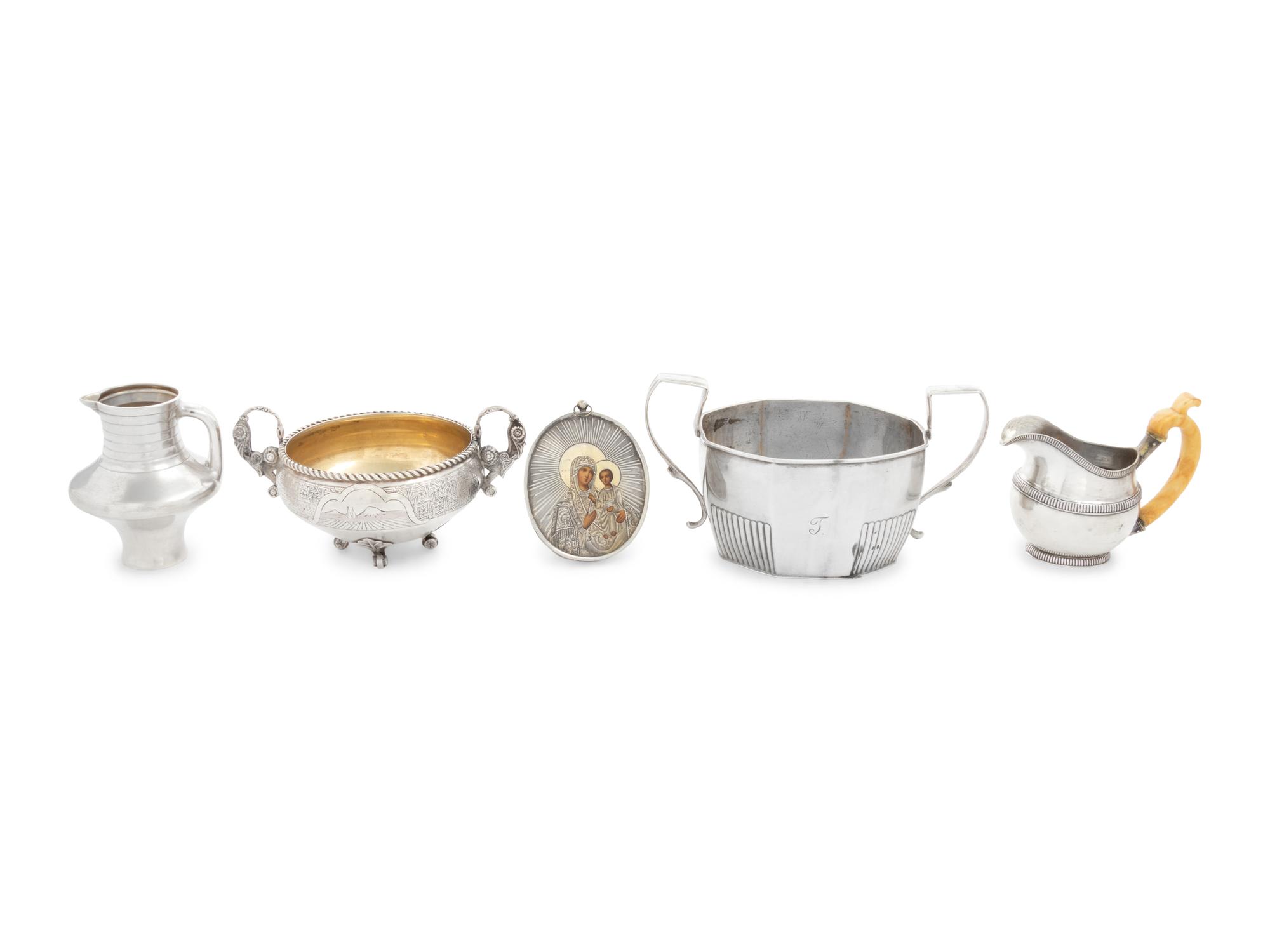 A Group of Russian Silver Articles