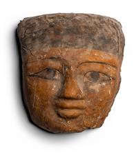 An Egyptian Cartonnage Mummy Mask