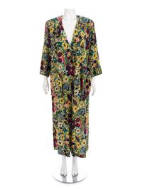 Four Jean Muir Floral Pant Ensembles, 1980-90s