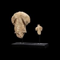 Three Anatolian Marble Figures