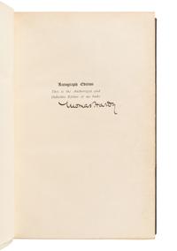 HARDY, Thomas (1840-1928). The Writings of Thomas Hardy in Prose and Verse, With Prefaces and Notes . New York and London: Harper & Brothers, 1893-1904.