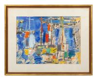 Boats in Harbor, 1969