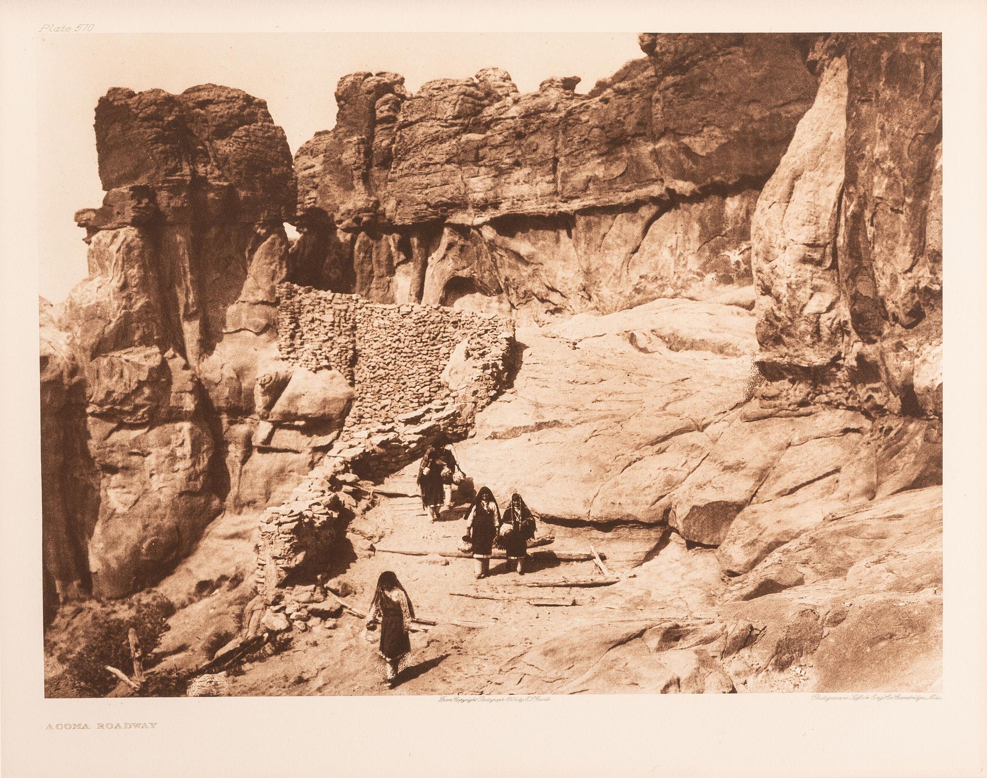 CURTIS, Edward S. (1868-1952). Complete Portfolio XVI of 36 photogravures from The North American Indian .
