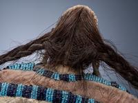 Sioux Beaded Hide Doll