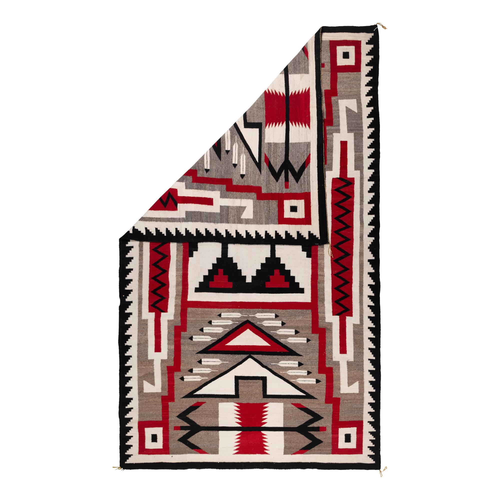 Navajo Storm Pattern Roomsize Weaving [Rug]
