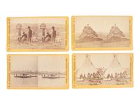 MORROW, Stanley J., photographer. Exceptional collection of rare stereoviews collected by 7th Cavalryman Philip J. Dieter.