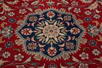 A Indian Persian Style Wool Gallery Carpet