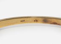 A Set of Gold and Diamond Bangles