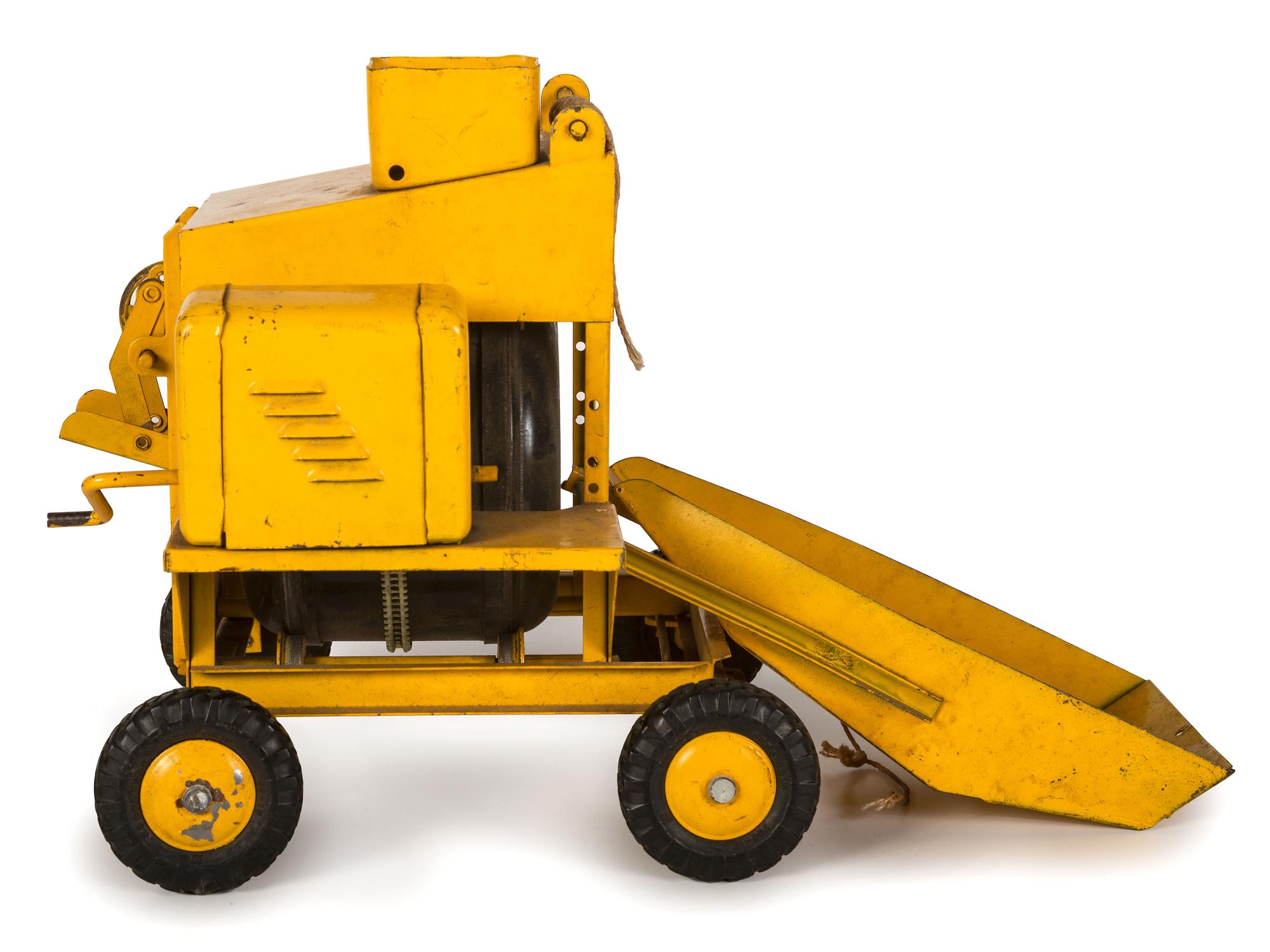 A 'Jaeger' Pressed Steel Toy Cement Mixer