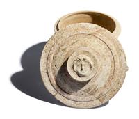 A Canosan Pottery Pyxis
