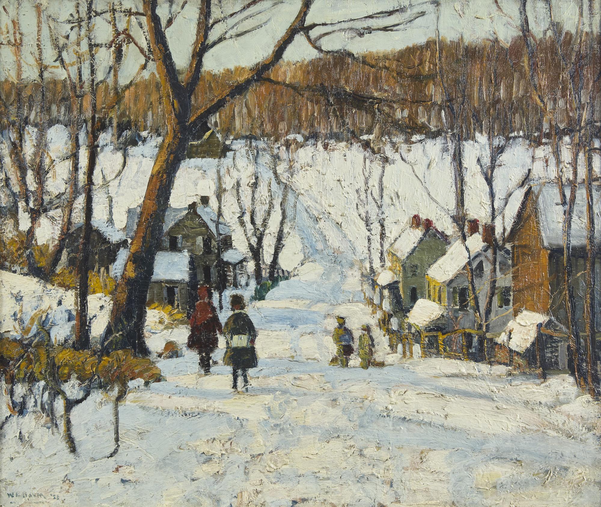 Village in Winter , 1928