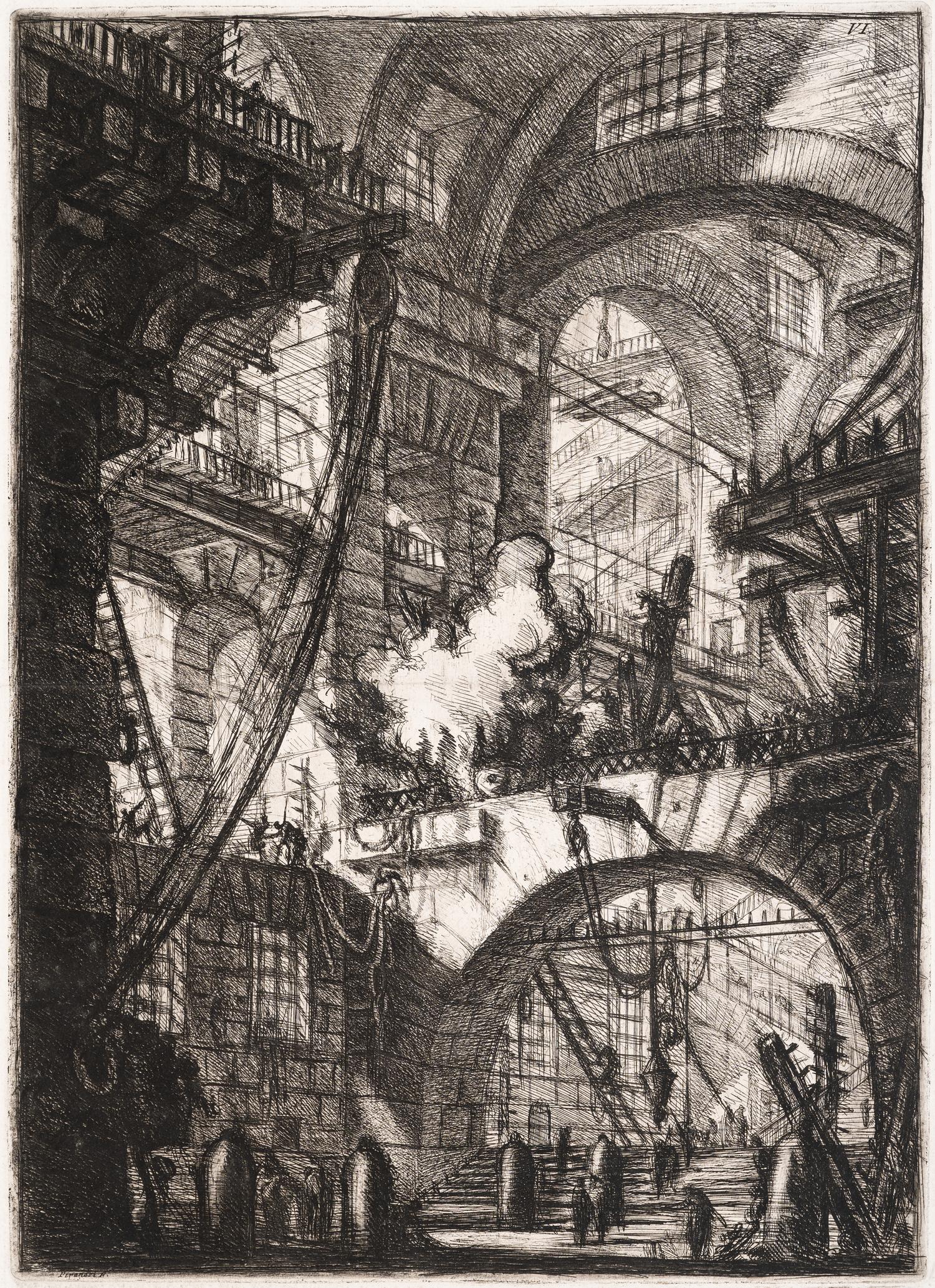 Carceri d'Invenzione (the complete set of 16), 1761