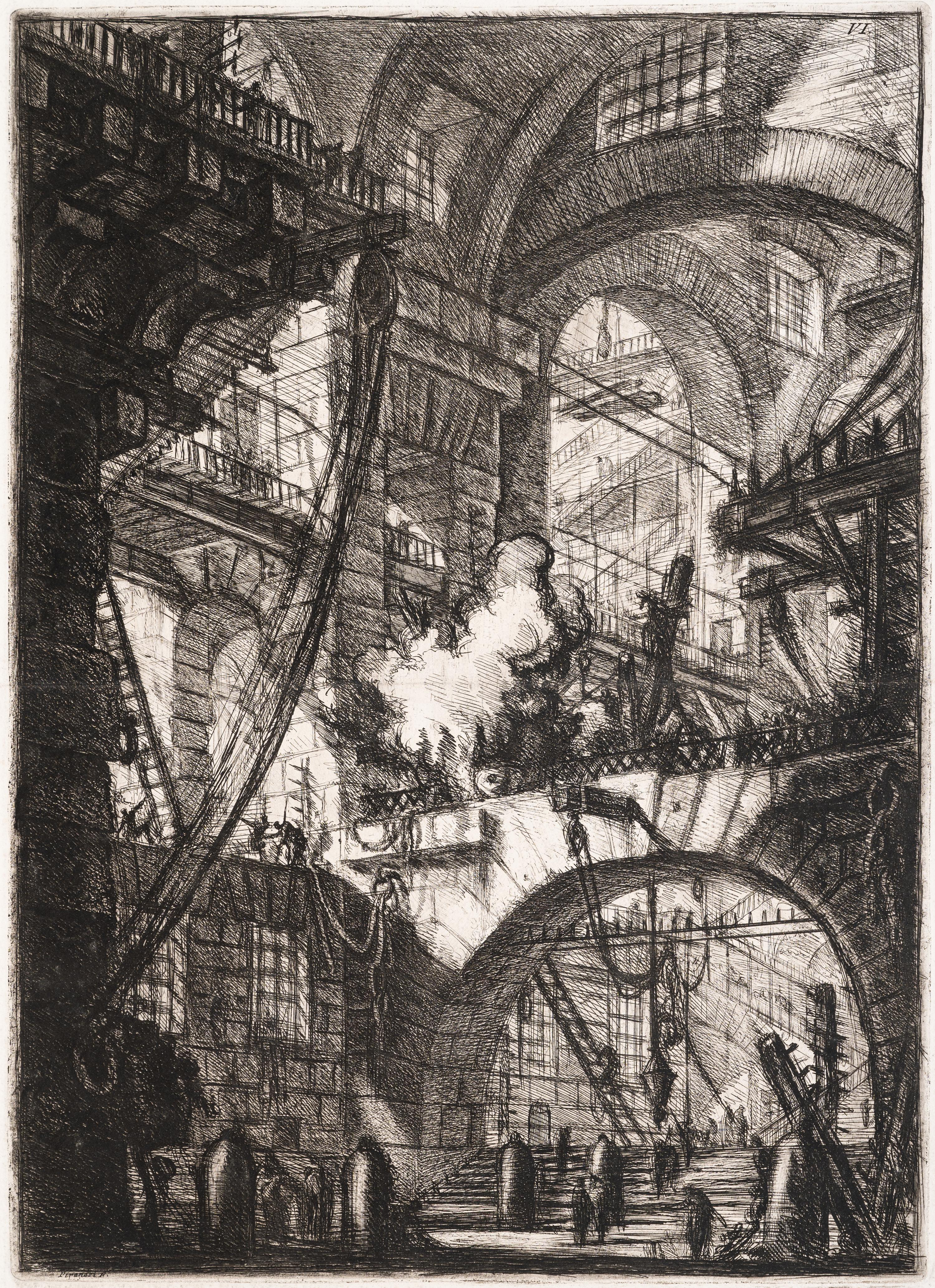 Carceri d'Invenzione (the complete set of 16), 1761