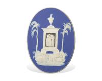 A Wedgwood Jasperware Oval Plaque
