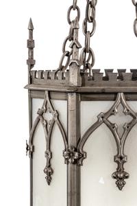 A Gothic Revival Iron Lantern