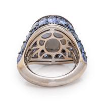 Robert Procop, Gray Star Sapphire, Sapphire, and Diamond 'Celebration' Ring
