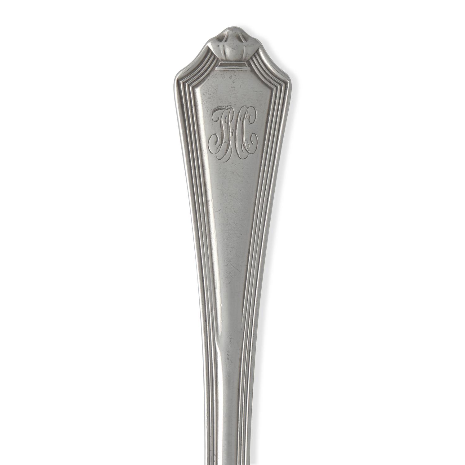 A Partial Set of Sterling Silver Flatware in the "Plymouth" Pattern