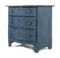 A Continental Painted Chest of Drawers