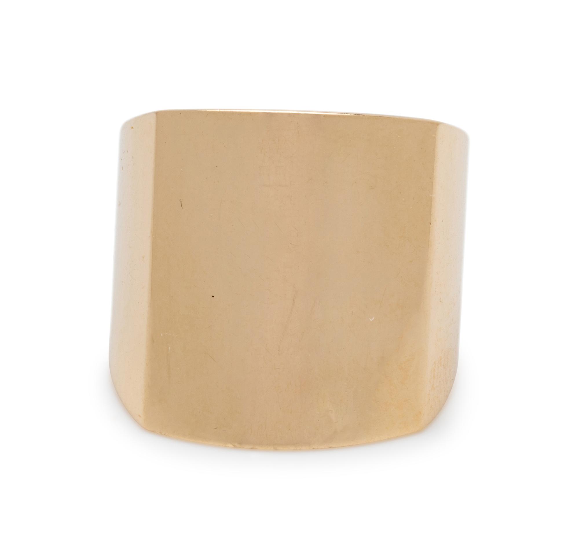 YELLOW GOLD RING