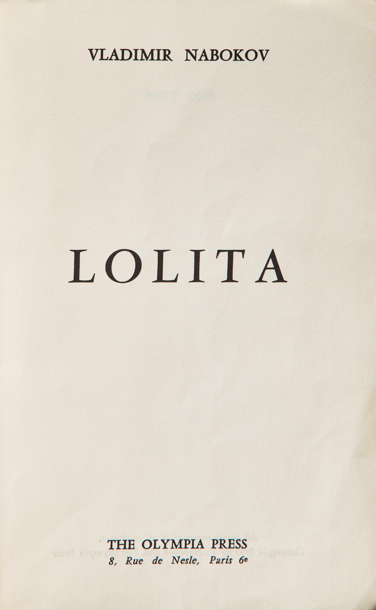 [Literature] Nabokov, Vladimir. Lolita