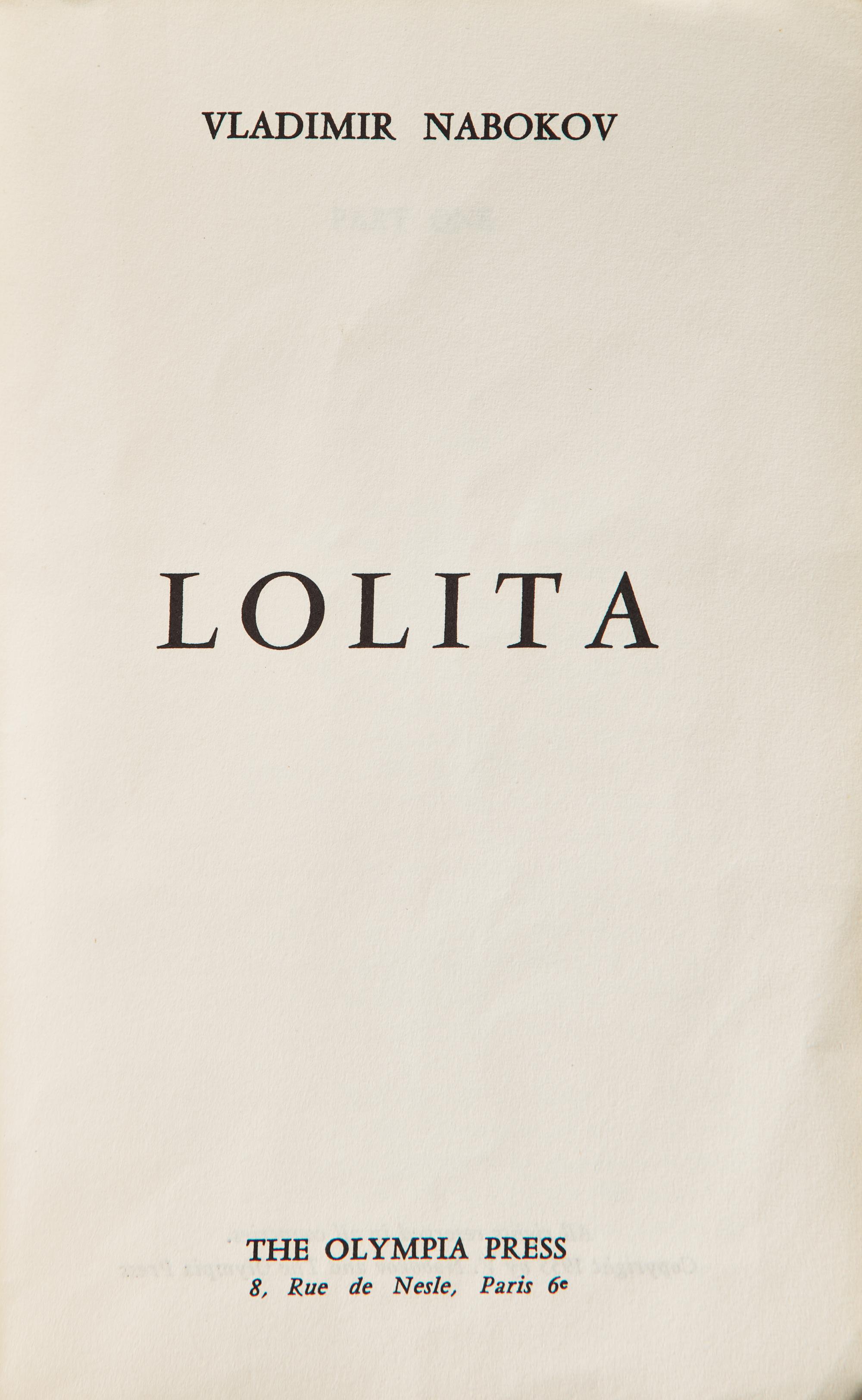[Literature] Nabokov, Vladimir. Lolita