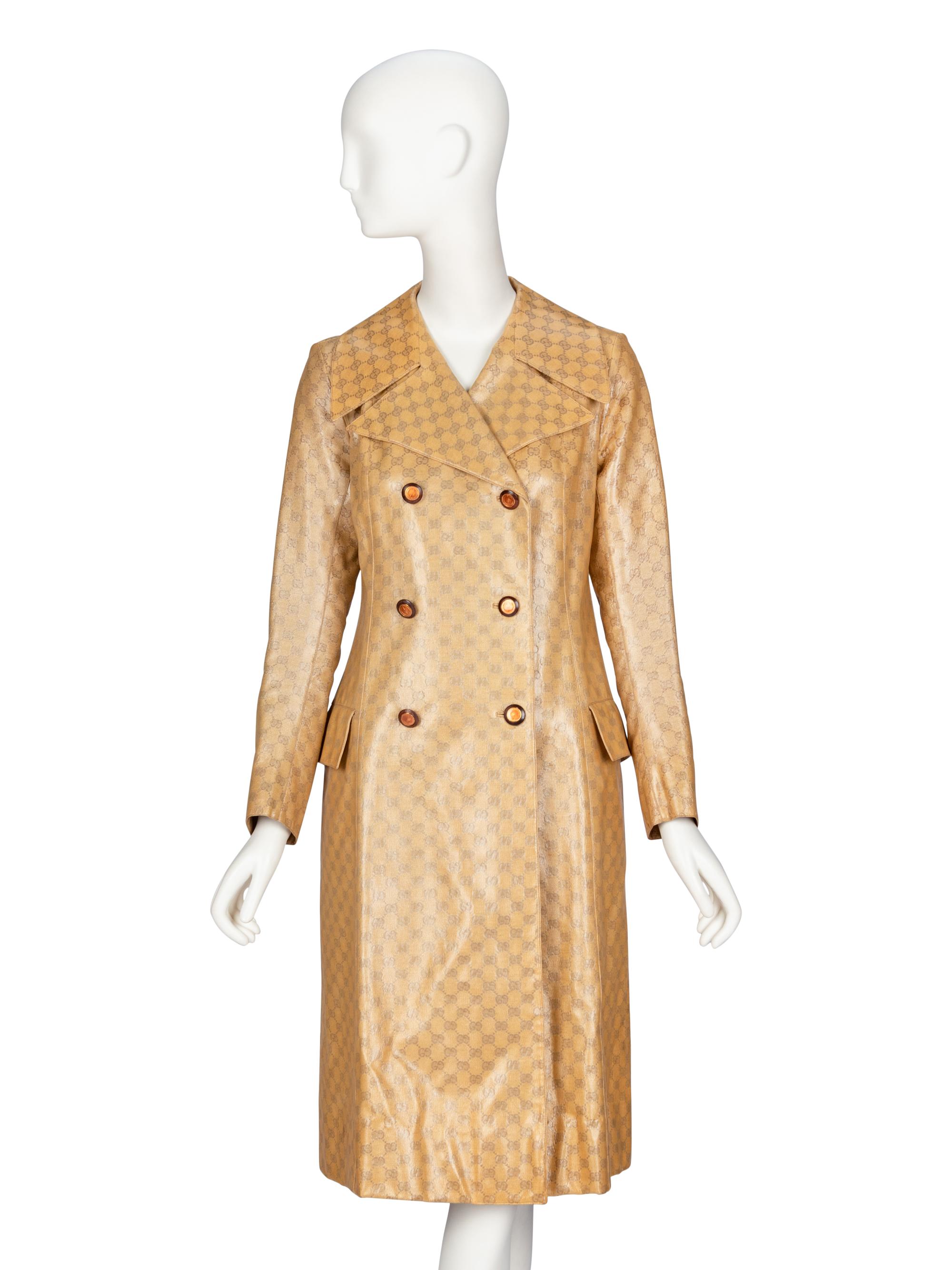 Gucci, Monogram Raincoat, 1970's