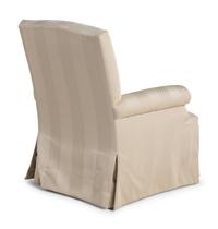 A Pair of Herringbone-Upholstered Armchairs