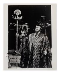 A Group of 6 Signed Photographs of Opera Singers from the 1970s-1990s