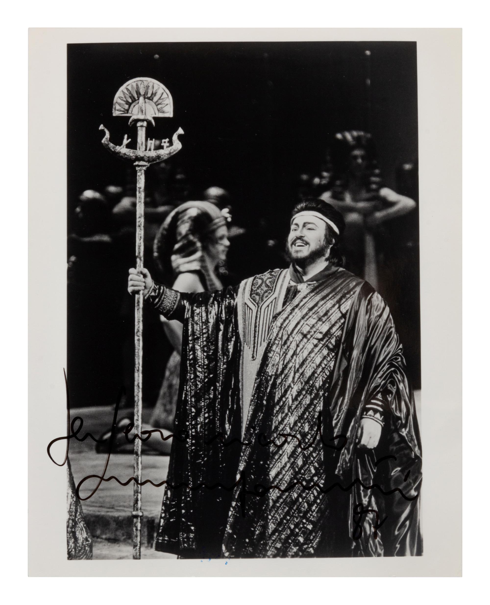 A Group of 6 Signed Photographs of Opera Singers from the 1970s-1990s