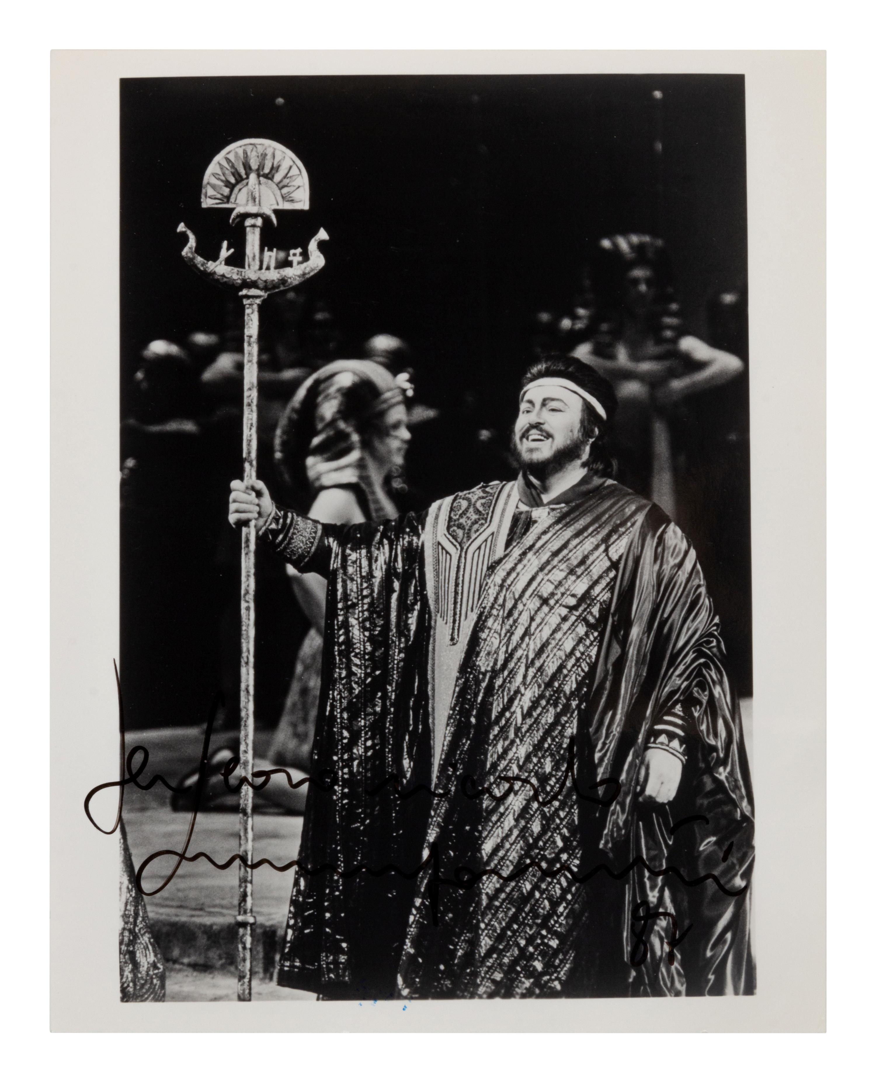 A Group of 6 Signed Photographs of Opera Singers from the 1970s-1990s